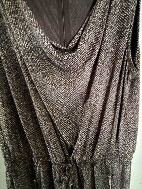 Calvin Klein Black & White Speckled Jumpsuit